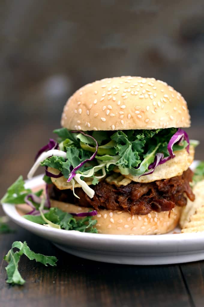 Slow Cooker Cherry Pulled Pork | Melanie Makes
