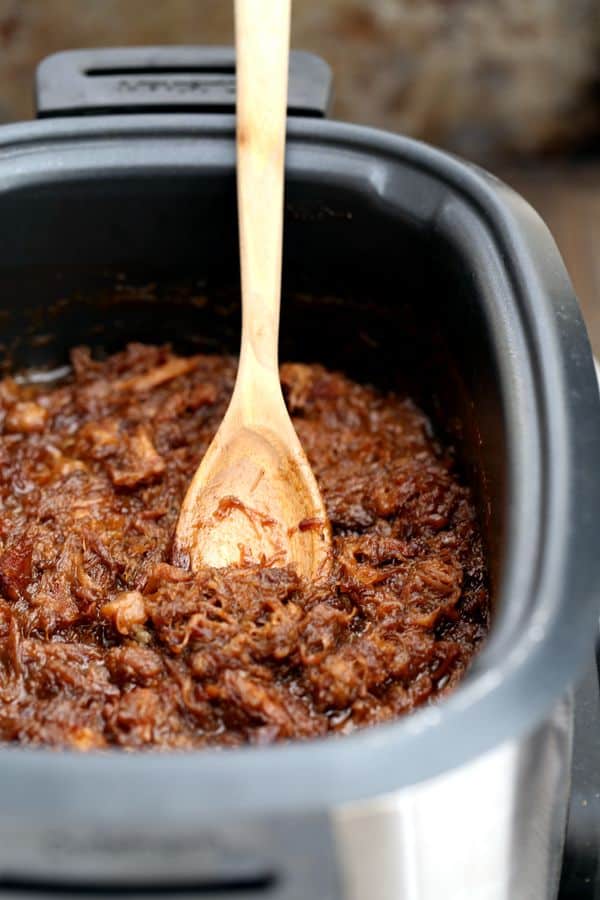 Slow Cooker Cherry Cola Pulled Pork Melanie Makes