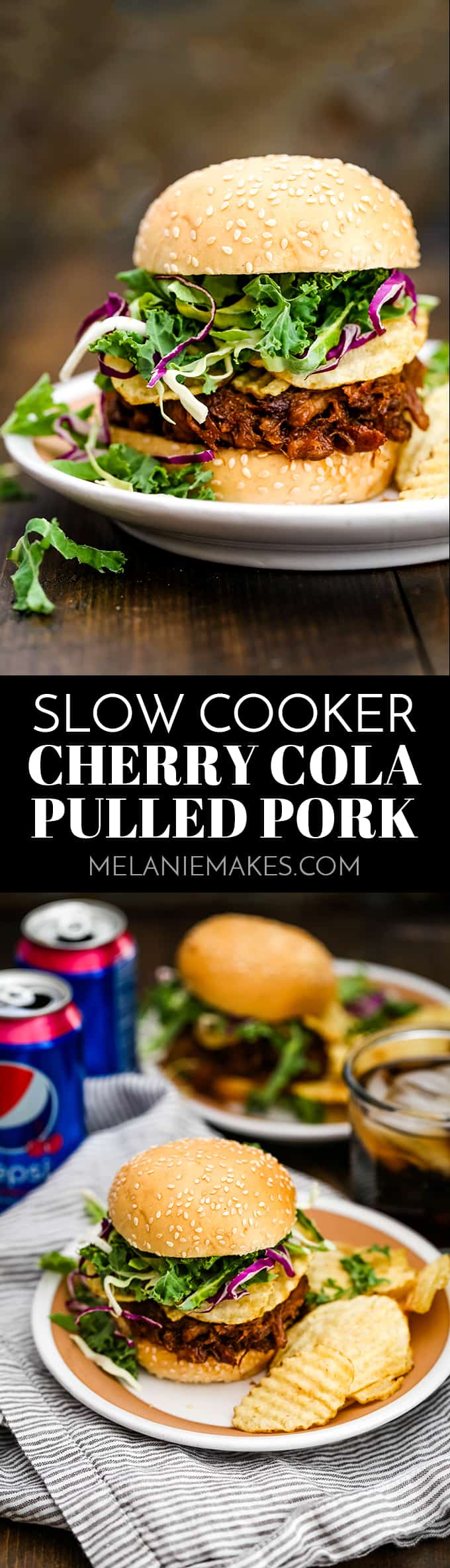 Slow cooked cola pulled pork burgers recipe