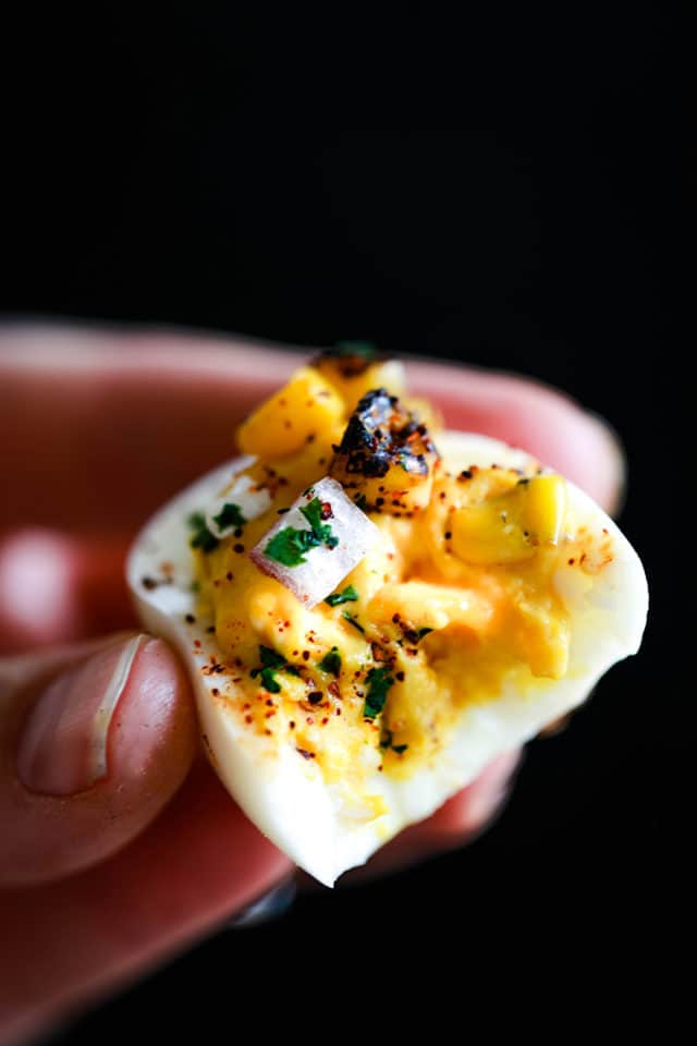 Mexican Street Corn Deviled Eggs Melanie Makes