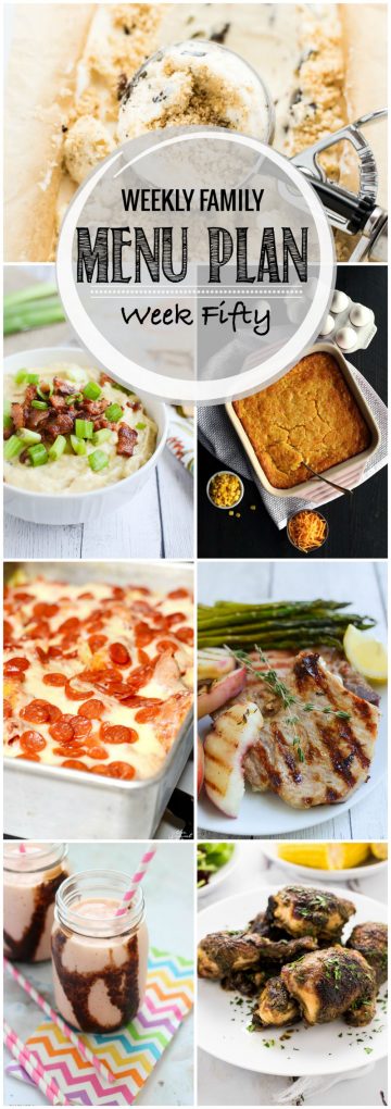 Weekly Family Menu Plan | Melanie Makes