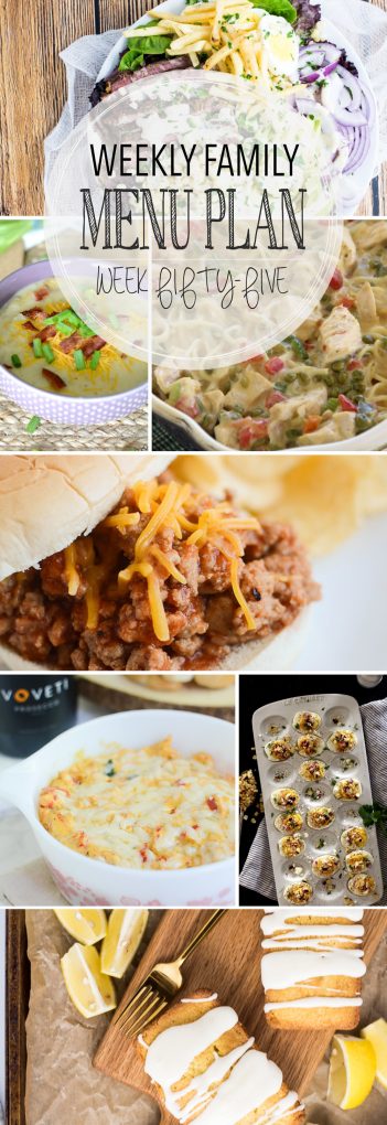 Weekly Family Menu Plan - Week 55| Melanie Makes