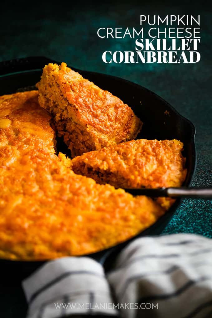 Pumpkin Cream Cheese Cornbread | Fall Recipes That Aren't Boring | Homemade Recipes