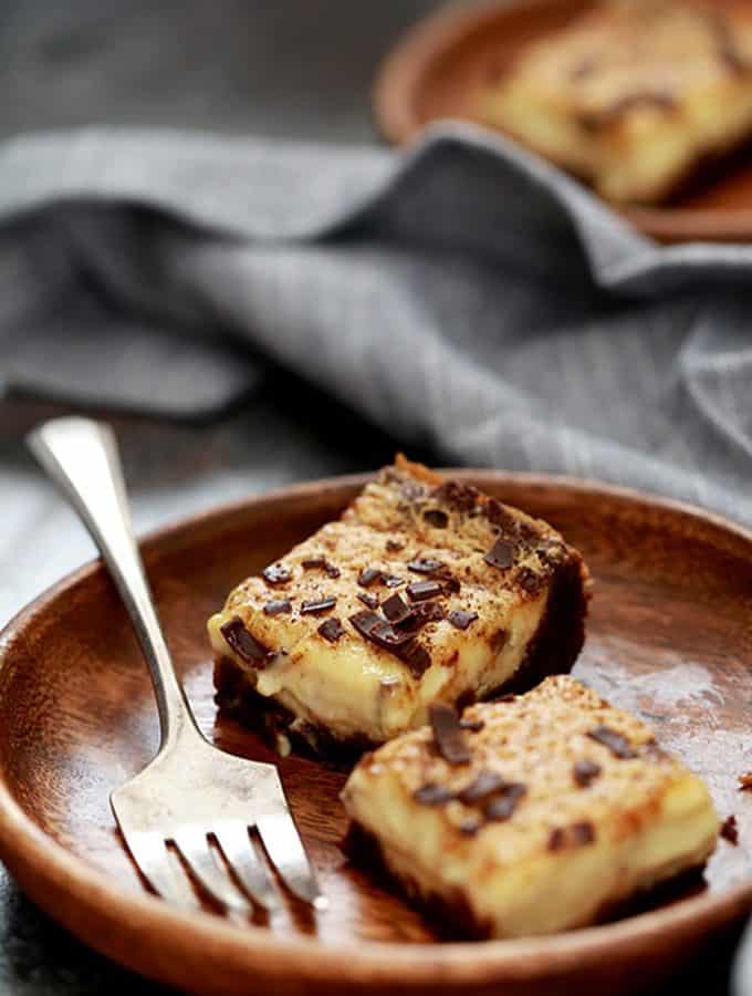 Chocolate Espresso Eggnog Bars