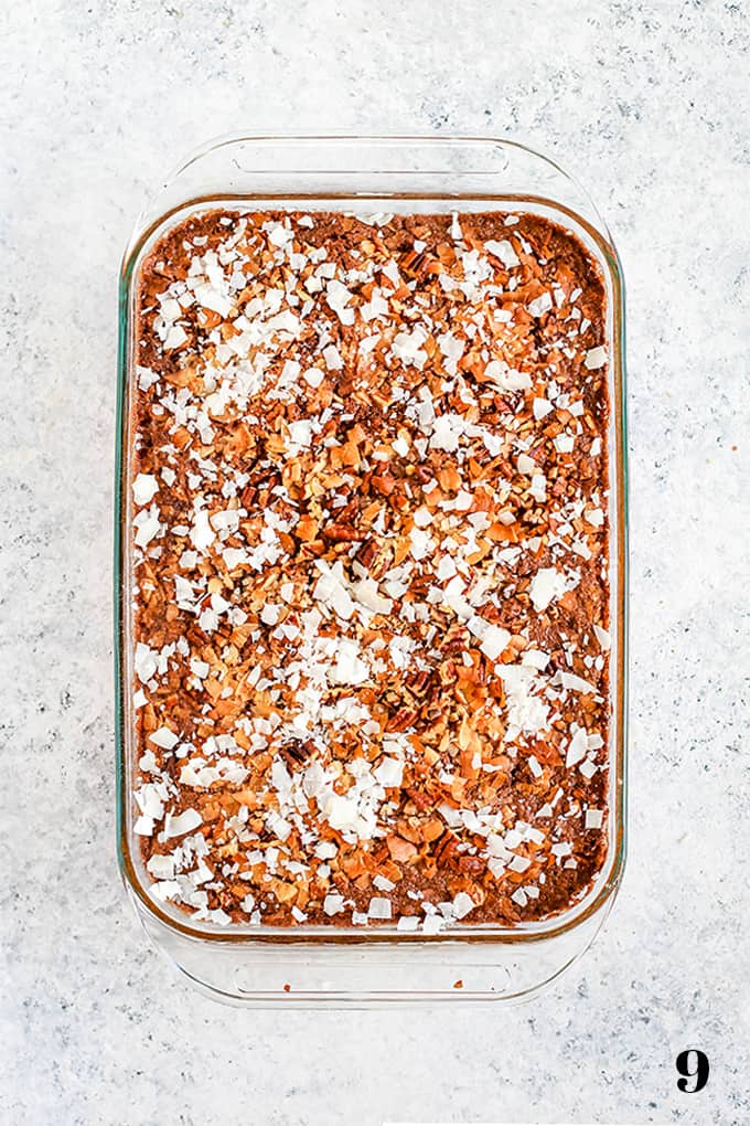 How to prepare German Chocolate Upside Down Pumpkin Pie, step 9.