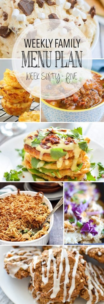 Weekly Family Menu Plan - Week 65 | Melanie Makes