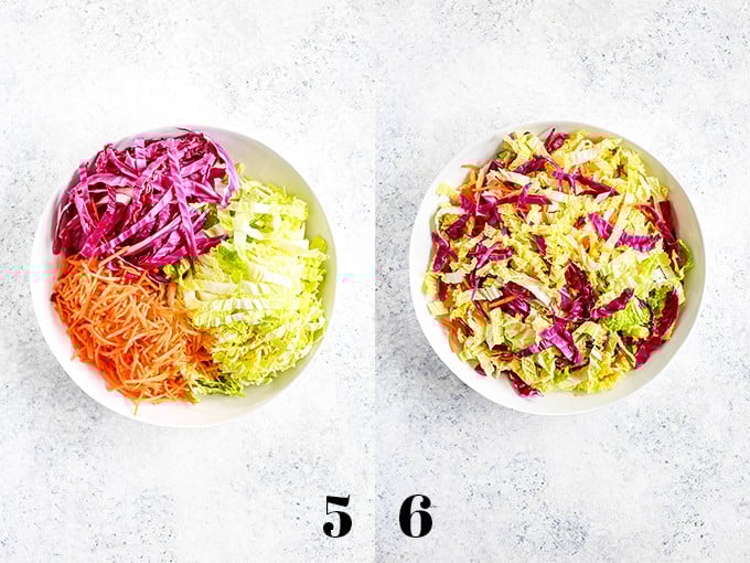 How to prepare Slow Cooker Hoisin Chili Chicken Tacos, steps 5-6.