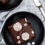 Sno-Cap Chocolate Ganache Brownies | Melanie Makes
