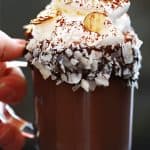 Slow Cooker Almond Joy Hot Chocolate | Melanie Makes
