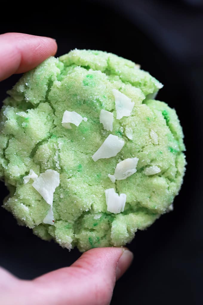 These Coconut Lime Sugar Cookies pack a bright citrus punch thanks to a quick kitchen shortcut. Sparkling with sugar and studded with coconut flakes, these cookies are definitely a welcome sign of spring.