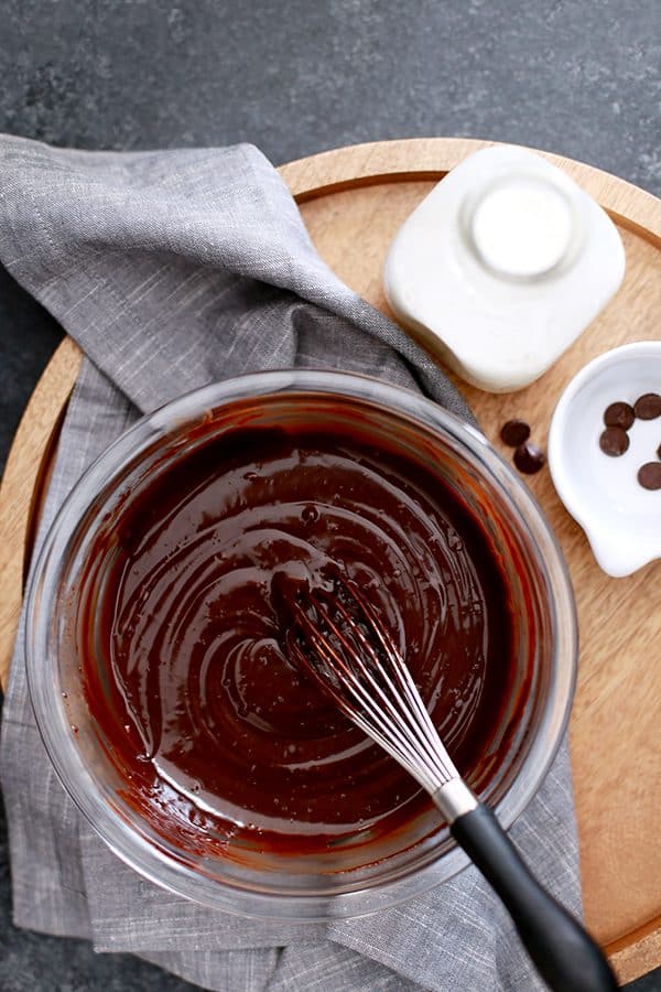 Microwave Chocolate Ganache | Melanie Makes