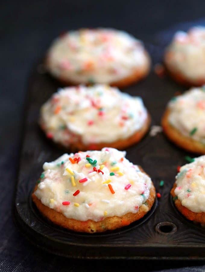 Small Batch Funfetti Cupcakes