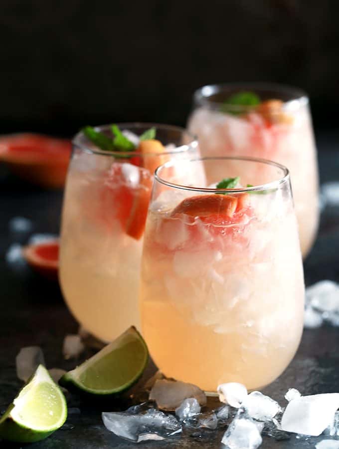 Grapefruit Mojitos | Melanie Makes