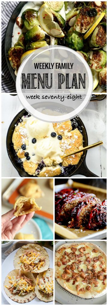 Weekly Family Meal Plan - Week 78 | Melanie Makes