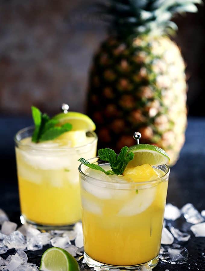 Pineapple Mojitos
