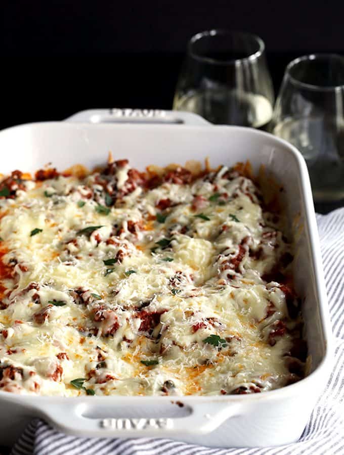 String Cheese Manicotti