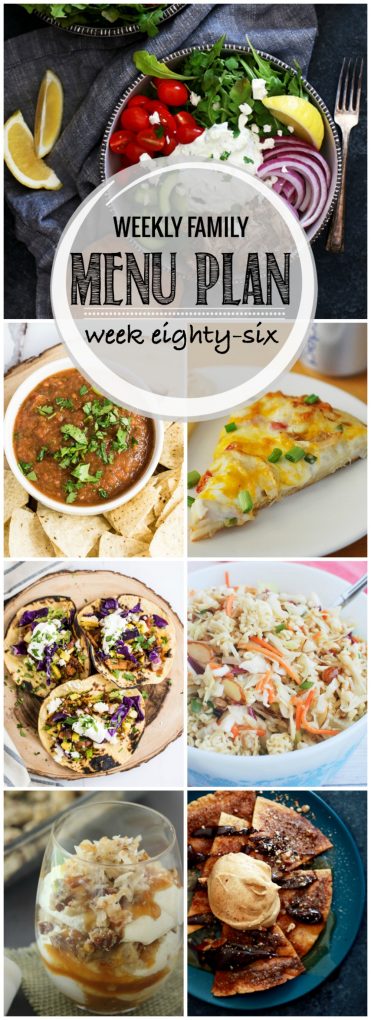 Weekly Family Meal Plan 86 | Melanie Makes