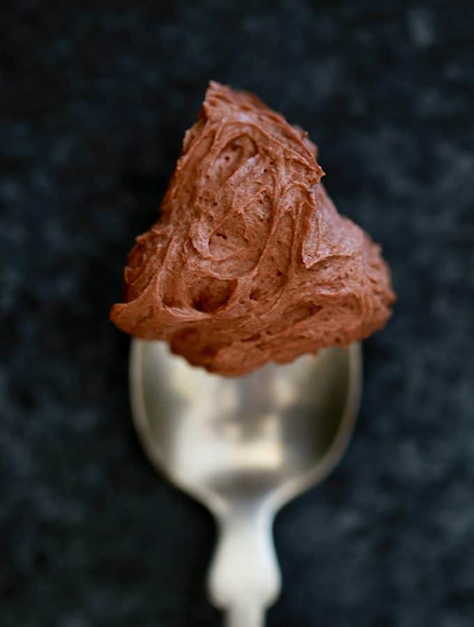 Dark Chocolate Buttercream Frosting