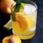 Peach Prosecco Mojitos | Melanie Makes