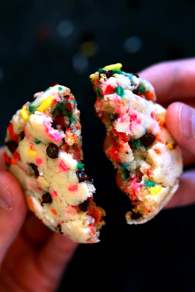 Funfetti Chocolate Chip Cake Mix Cookies Melanie Makes Funfetti Chocolate Chip Cake Mix Cookies Melanie Makes
