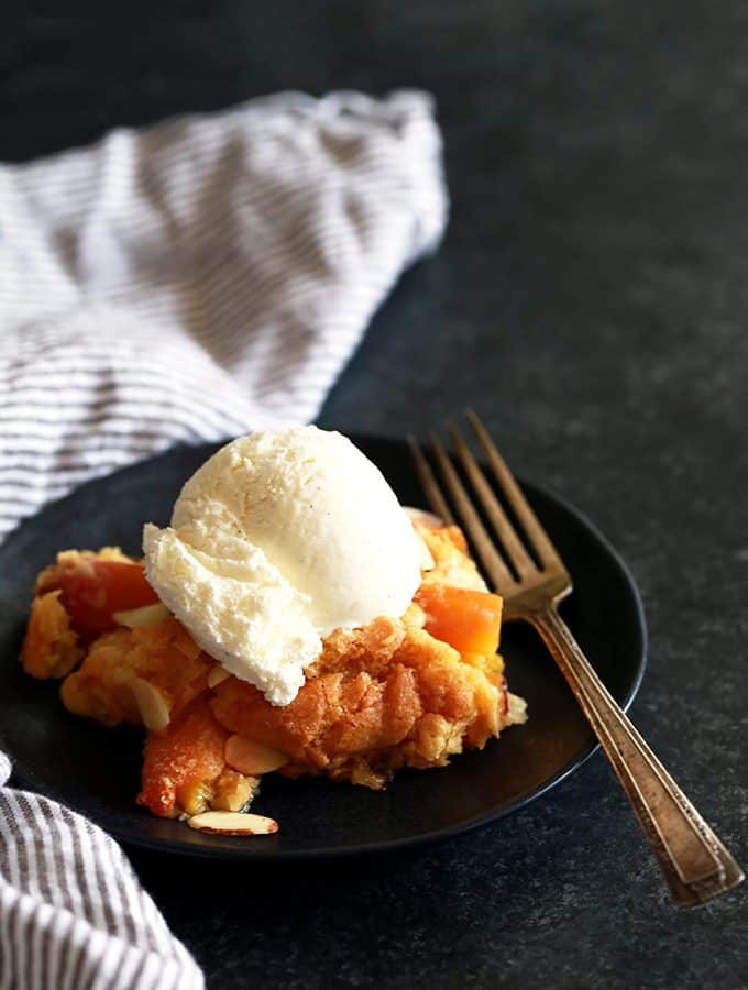 Cake Mix Fresh Peach Cobbler