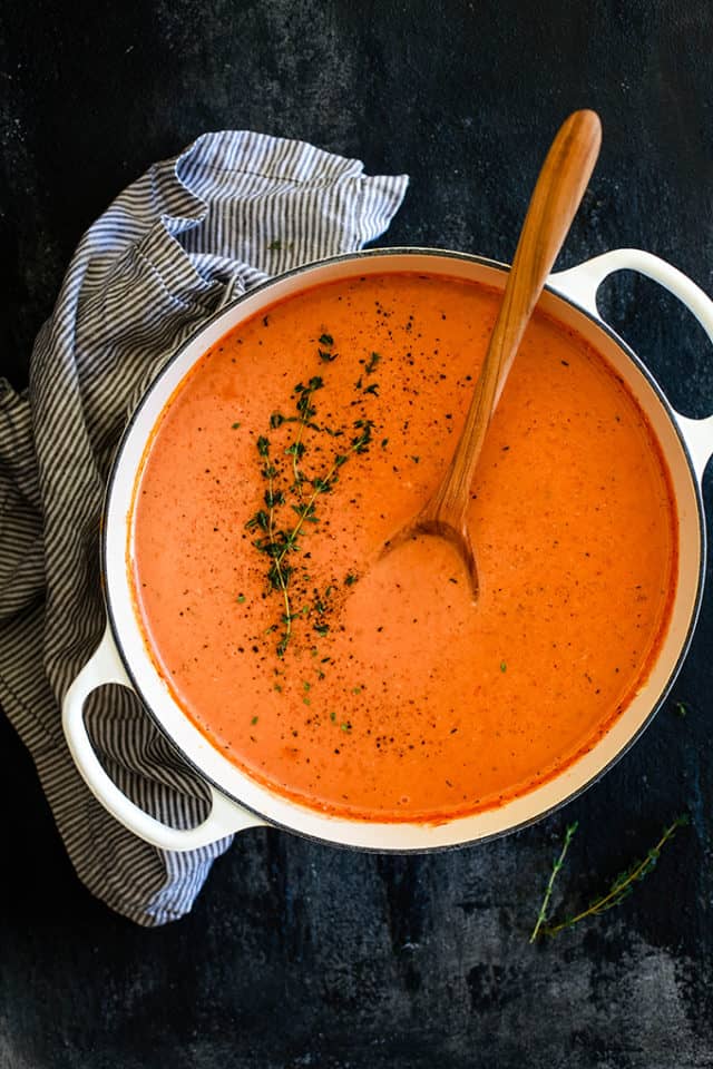 Creamy Tomato Bacon Soup Melanie Makes