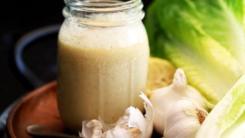 Homemade Caesar Dressing (No Anchovies)