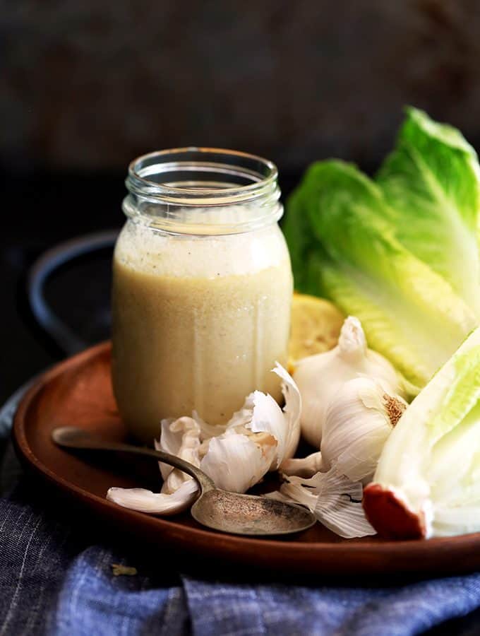Homemade Caesar Dressing with No Anchovies
