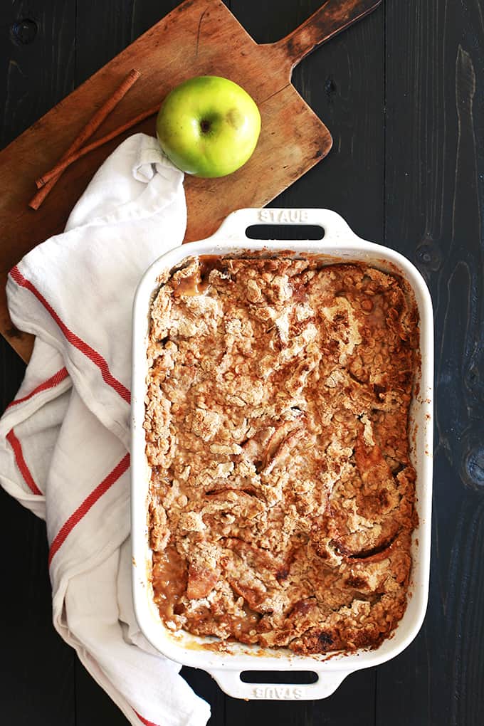 Snickerdoodle Apple Crisp Melanie Makes
