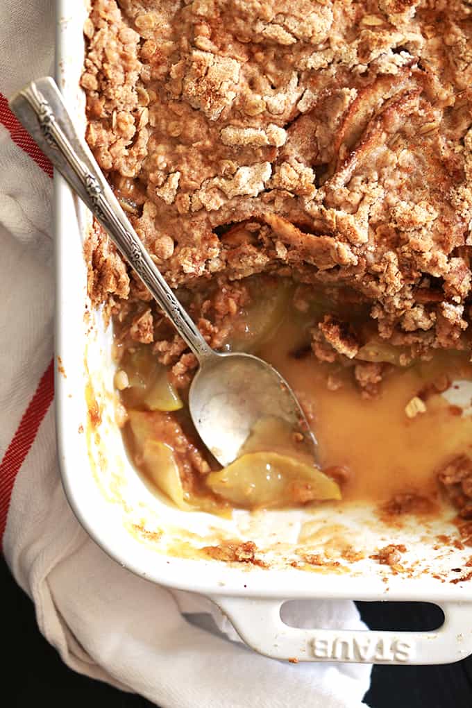 Snickerdoodle Apple Crisp | Melanie Makes