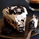 Coffee Cookies and Cream Cheesecake Brownie Cake | Melanie Makes