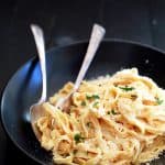 Skinny Pumpkin Alfredo Sauce | Melanie Makes