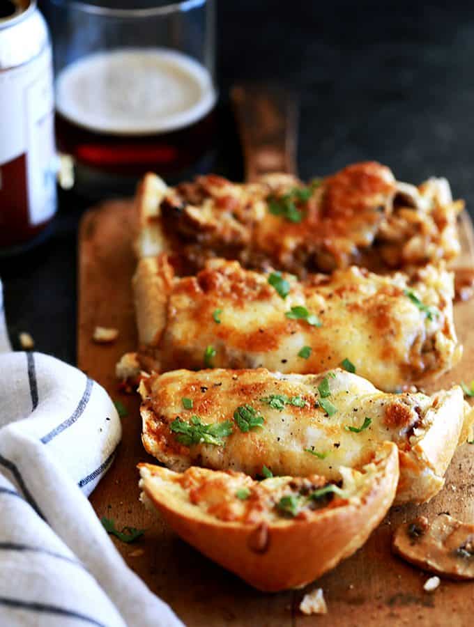 Beef Stroganoff French Bread Toasts