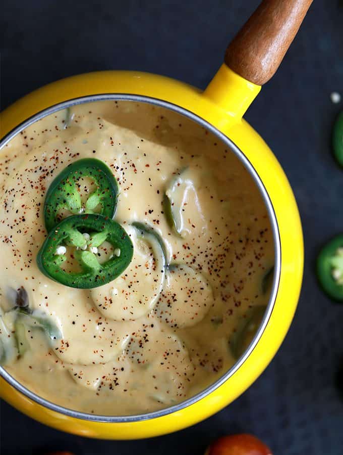 Mexican Beer Cheese Fondue | Melanie Makes