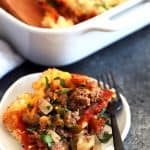 Upside Down Pizza Casserole | Melanie Makes