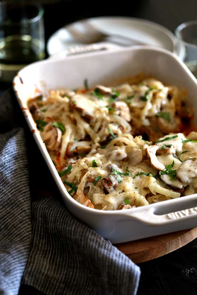 Baked Chicken and Mushrooms