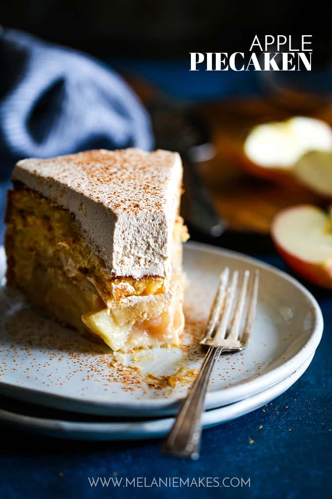 Apple Piecaken (Apple Pie Baked in a Cake) - Melanie Makes