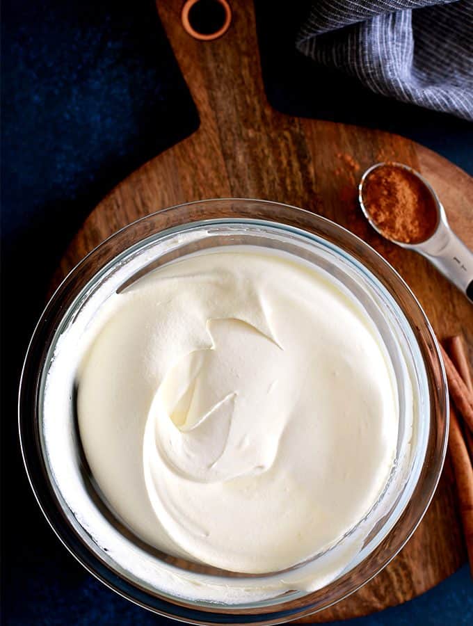 Cinnamon Cool Whip Frosting | Melanie Makes