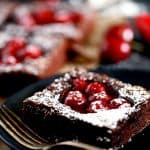 Fudgy Black Forest Bars | Melanie Makes