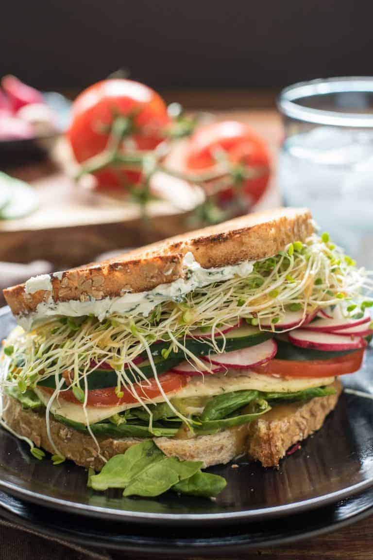 The Best Veggie Sandwich