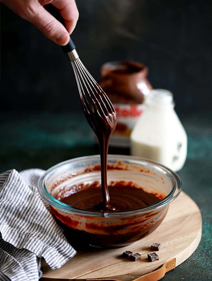 Microwave Nutella Ganache | Melanie Makes