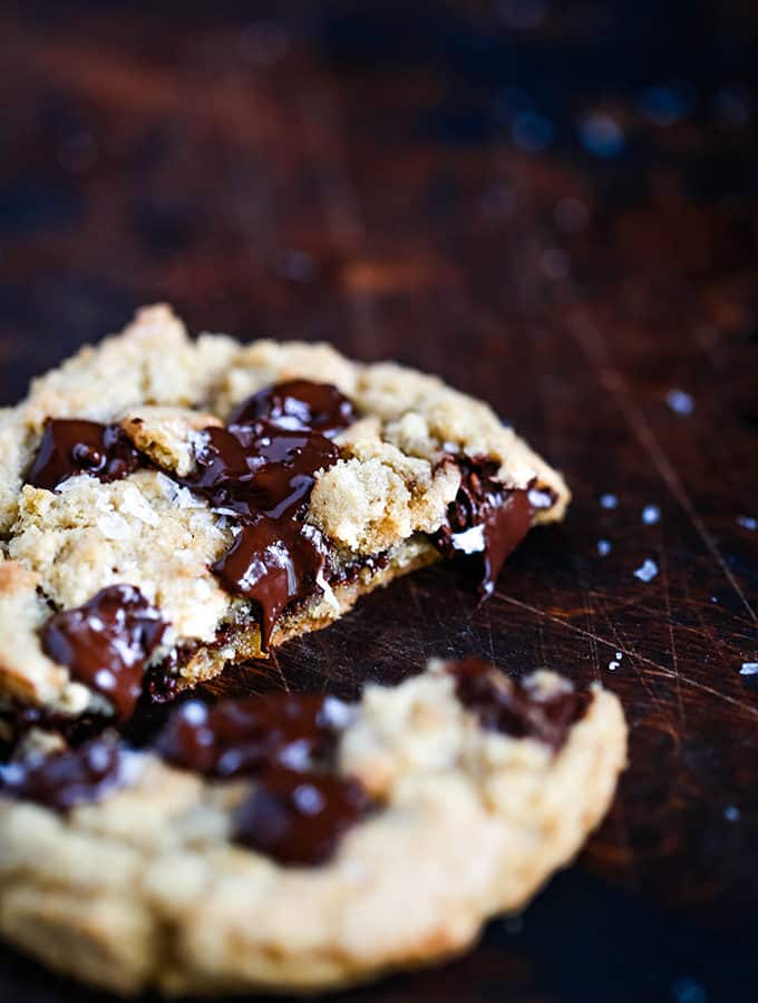 Salted Chocolate Chunk Cookies