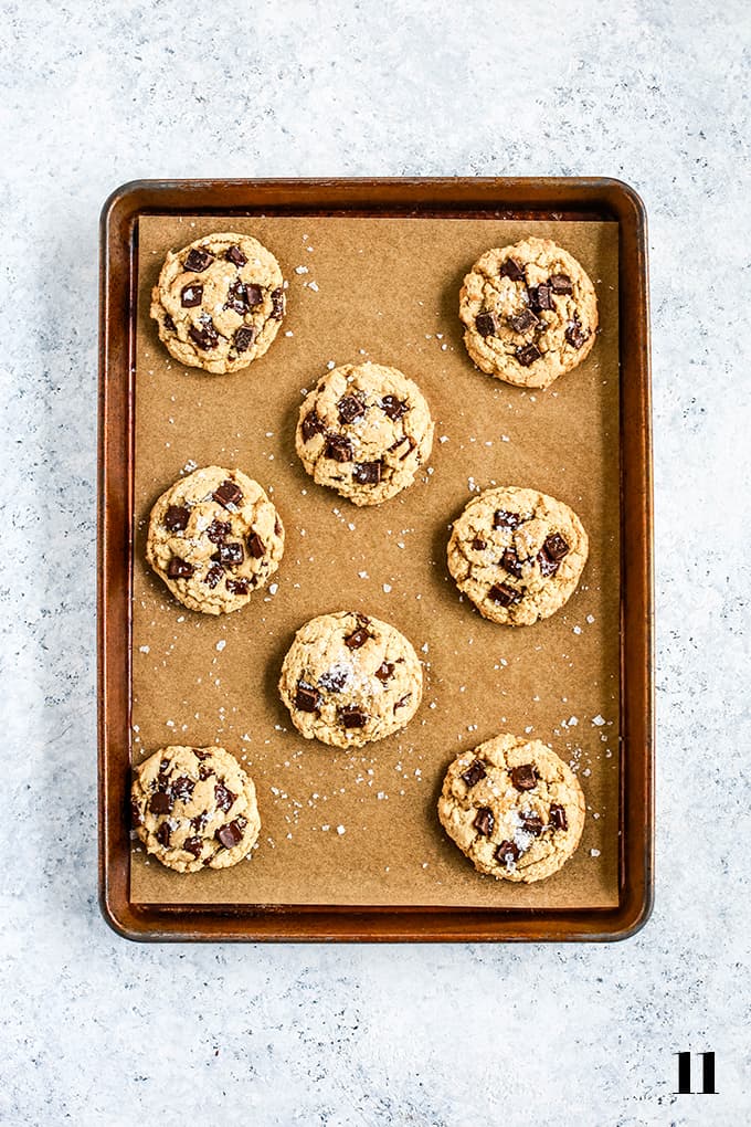 How to prepare Salted Chocolate Chunk Cookies, step 11.