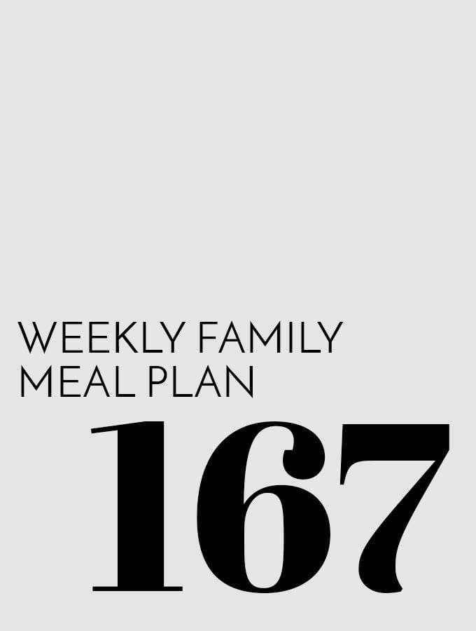 Weekly Family Meal Plan – Week 167