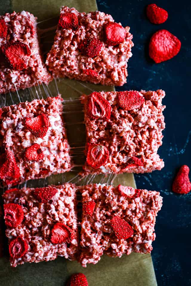 Strawberry Rice Krispie Treats Melanie Makes