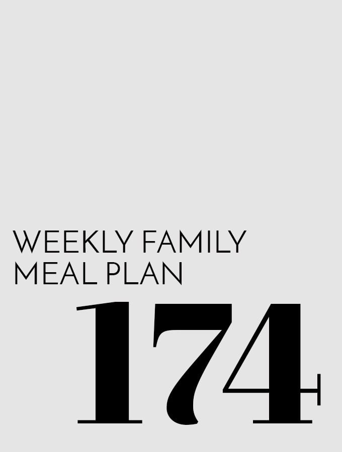 Weekly Family Meal Plan – Week 174