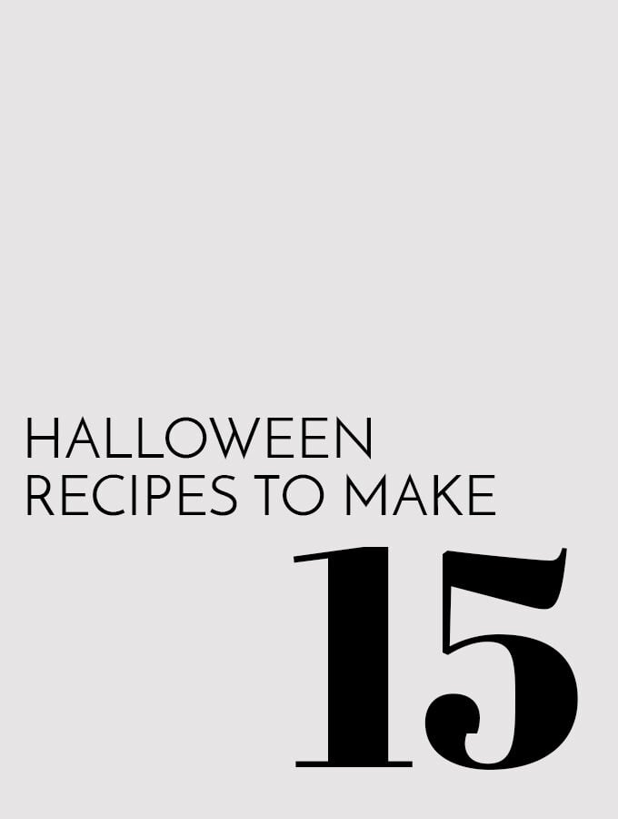 15 Halloween Recipes to Make